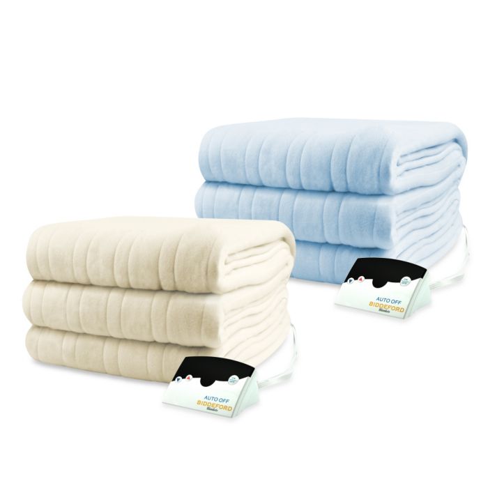 Biddeford Blankets Comfort Knit Heated Blanket Bed Bath Beyond