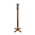 Alternate image 0 for Wooden 70-Inch Standing Coat Stand with 4 Metal Hooks