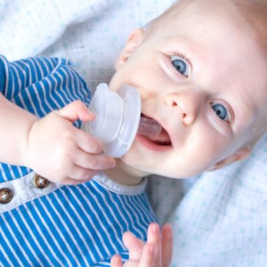 nippii&reg; 0-12M All-in-1 Pacifier and Teether. View a larger version of this product image.