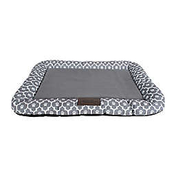 Bone Dry Rectangle Ultra Plush Padded Kennel Pet Bed