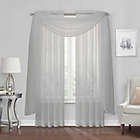 Alternate image 1 for Regal Home Collections Voile 95-Inch Rod Pocket Window Curtain Panel in Silver/Grey (Single)