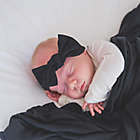 Alternate image 2 for Copper Pearl&trade; One Size Knit Bow Headband in Midnight