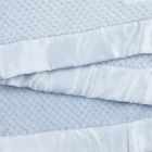 Alternate image 1 for Little Giraffe&reg; Honeycomb Receiving Blanket in Blue