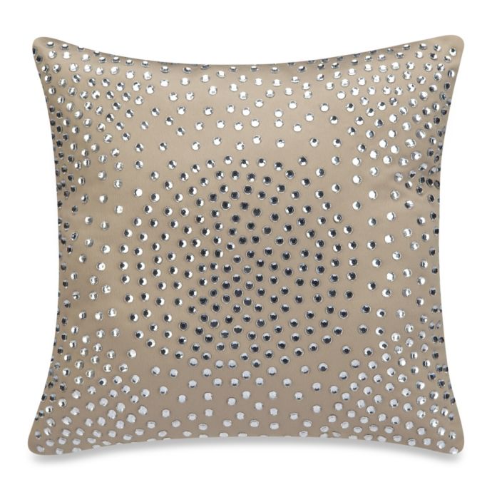 Iron Gates Rhinestones Square Throw Pillow Bed Bath Beyond