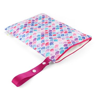 Itzy Ritzy&reg; Travel Happens&trade; Reusable Sealed Wet Bag in Mermaid Pink. View a larger version of this product image.