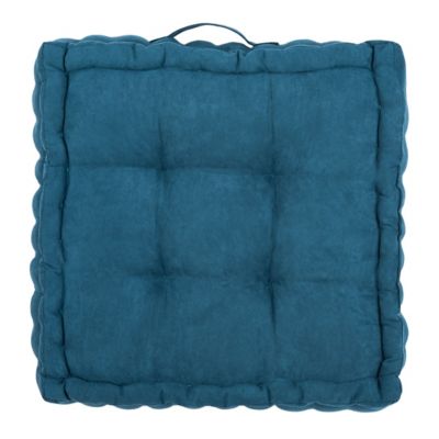 square tufted floor cushion