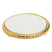 Julia Knight&reg; Florentine Gold 11-Inch Marble Cheese Tray