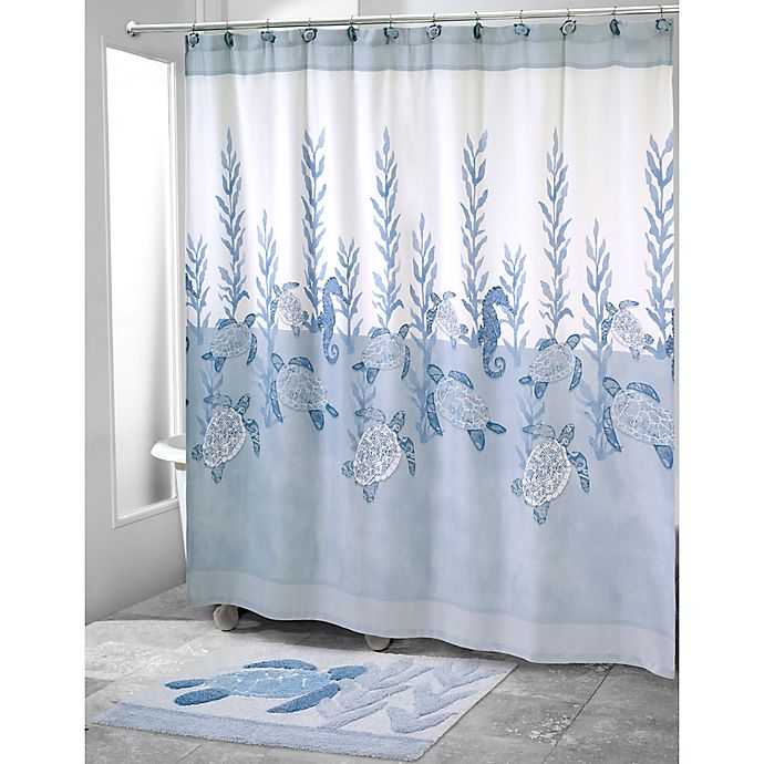 Avanti Caicos Shower Curtain Collection, Use Shower Curtain As Window Sill