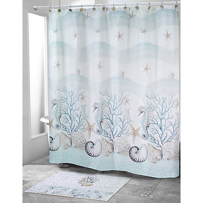 Avanti Coastal Terrazzo Shower Curtain, Macy’s Bathroom Shower Curtains