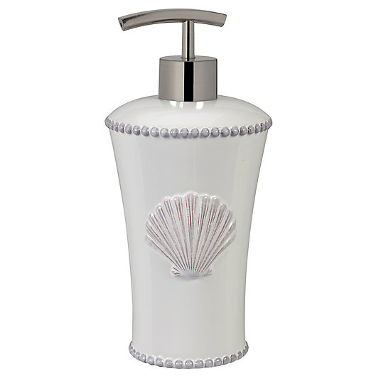 Shell Cove Lotion Dispenser in Natural | Bed Bath & Beyond