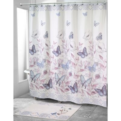 butterfly shower curtain