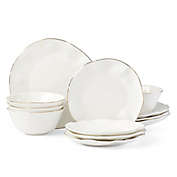 Lenox&reg; Blue Bay 12-Piece Dinnerware Set in White