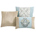 Alternate image 4 for Stella 14-Piece Queen Comforter Set in Teal/Gold