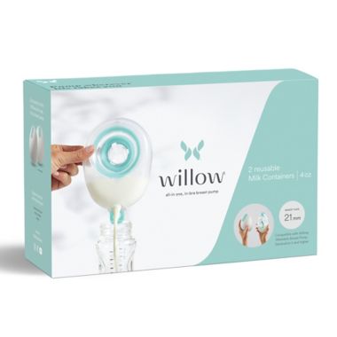 Willow&reg; 3.0 2-Pack 24mm Reusable Breast Milk Container. View a larger version of this product image.