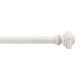 Bee & Willow™ Doorknob 28 to 48-Inch Curtain Rod in Weathered White
