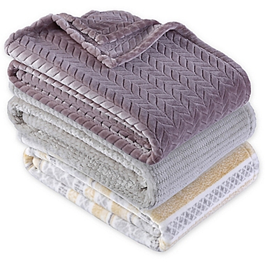 Berkshire Blanket&reg; Ultra Velvetloft Jacquard Throw Blanket. View a larger version of this product image.
