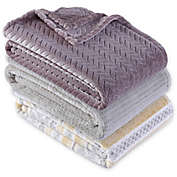 Berkshire Blanket&reg; Ultra Velvetloft Jacquard Throw Blanket