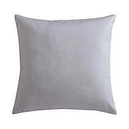 Morgan Home Solid Square Throw Pillow Covers in Grey