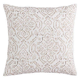 MorganHome Abstract Throw Pillow Cover in Taupe