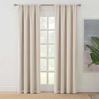 Brookstone&reg; Zoey Solid Rod Pocket 100% Blackout Window Curtain Panel (Single)