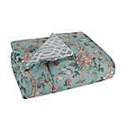 Alternate image 2 for Waverly&reg; Mudan Floral 10-Piece Reversible King Comforter Set in Blue