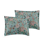 Alternate image 4 for Waverly&reg; Mudan Floral 10-Piece Reversible King Comforter Set in Blue