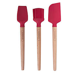 Farberware® Professional 3-Piece Mini Wood Tool in Red