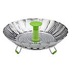 Alternate image 2 for Cuisinart&reg; Stainless Steel Steamer Basket in Stainless Steel/Green