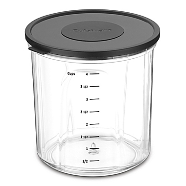 Cuisinart&reg; 5-Piece Manual Plastic Food Processor in Black. View a larger version of this product image.