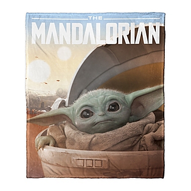 Star Wars&trade; &quot;The Mandalorian&quot; Throw Blanket. View a larger version of this product image.