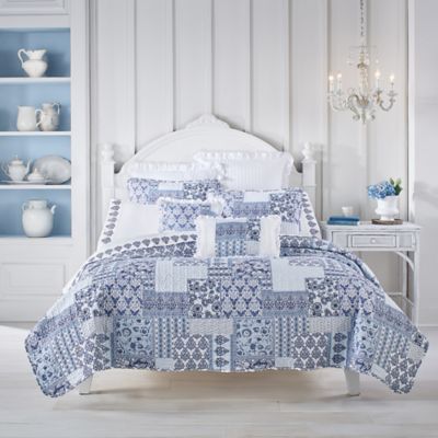 navy blue quilts and coverlets