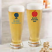 Choose Your Icon Personalized Teacher 20 oz. Pilsner Glass