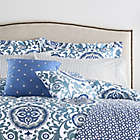 Alternate image 1 for Waverly&reg; Medallion 10-Piece Queen Comforter Set in Blue