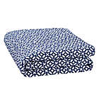 Alternate image 2 for Waverly&reg; Medallion 10-Piece Queen Comforter Set in Blue