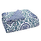 Alternate image 3 for Waverly&reg; Medallion 10-Piece Queen Comforter Set in Blue