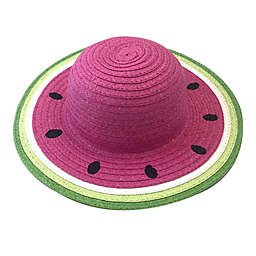 Toby Fairy™ Newborn Watermelon Sun Hat in Pink/Green