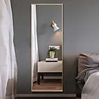 Alternate image 2 for 22-Inch x 65-Inch Aluminum Full Length Floor Mirror in Gold