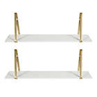 Alternate image 2 for Kate and Laurel&trade; Soloman Accent Shelves (Set of 2)