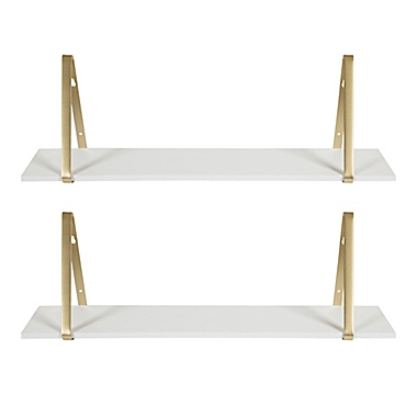 Kate and Laurel&trade; Soloman Accent Shelves (Set of 2). View a larger version of this product image.