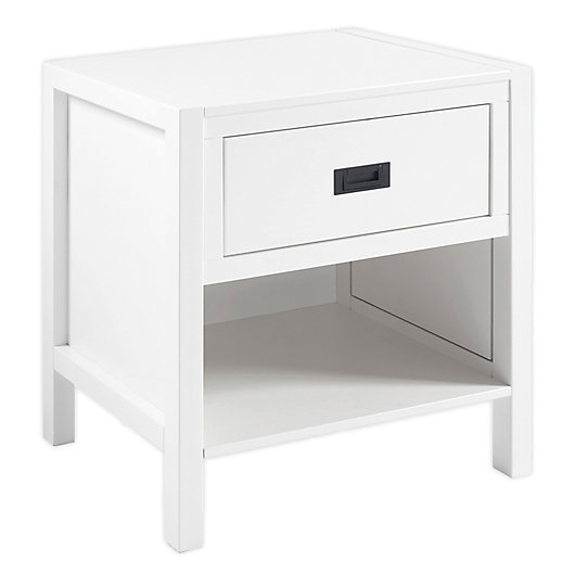 Alternate image 1 for Forest Gate 1-Drawer Solid Wood Nightstand