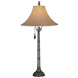 Tropical Metal Bamboo 1-Light Table Lamp
