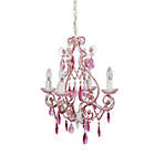 Alternate image 0 for Tadpoles&trade; by Sleeping Partners 4-Bulb Mini Chandelier in Pink Sapphire