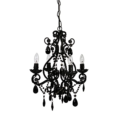 Tadpoles&trade; by Sleeping Partners 4-Bulb Mini Chandelier in Black Onyx. View a larger version of this product image.
