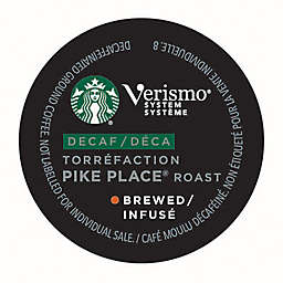 Starbucks® Verismo® Decaf Pike Place® Roast Brewed Coffee Pods 12-Count