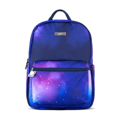 blue diaper backpack