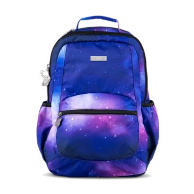 blue diaper backpack