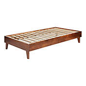 Forest Gate&trade; Diana Mid-Century Twin Solid Wood Platform Bed in Walnut