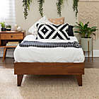 Alternate image 1 for Forest Gate&trade; Diana Mid-Century Twin Solid Wood Platform Bed in Walnut