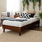 Alternate image 2 for Forest Gate&trade; Diana Mid-Century Twin Solid Wood Platform Bed in Walnut