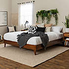 Alternate image 2 for Forest Gate&trade; Diana Mid-Century King Solid Wood Platform Bed in Walnut